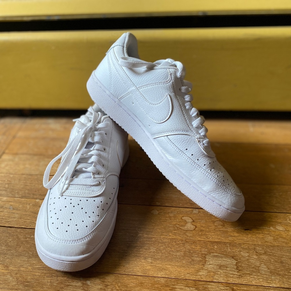 Nike court vision low rise sneakers